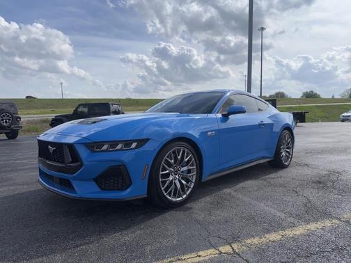 Grabber Blue 2024 Ford Mustang GT Premium