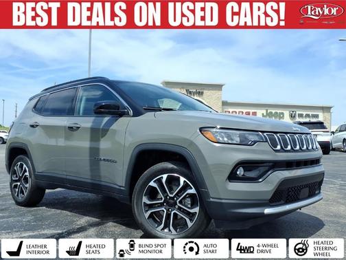 Sting Gray Clearcoat 2022 Jeep Compass Limited