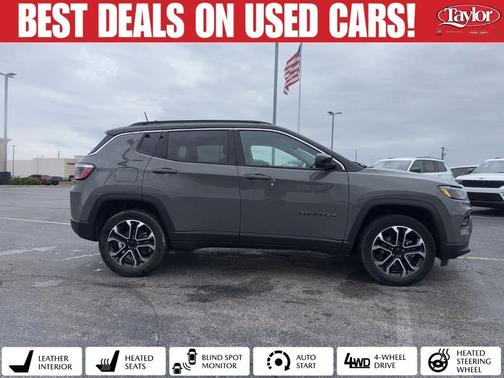 Sting Gray Clearcoat 2022 Jeep Compass Limited