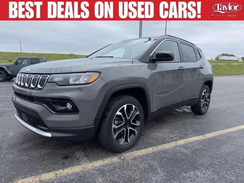 Sting Gray Clearcoat 2022 Jeep Compass Limited