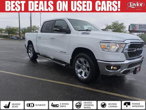Bright White Clearcoat 2022 RAM 1500 Big Horn