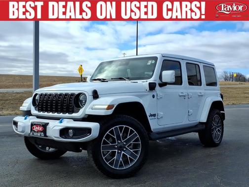 Bright White Clearcoat 2024 Jeep Wrangler 4xe High Altitude