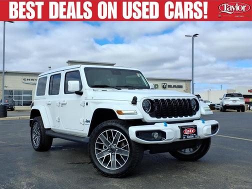 Bright White Clearcoat 2024 Jeep Wrangler 4xe High Altitude