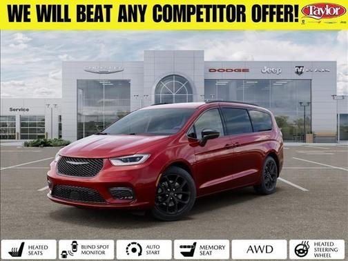 Red 2026 Chrysler Pacifica Select