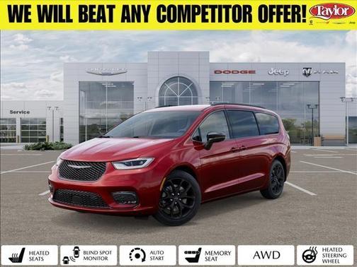 Red 2026 Chrysler Pacifica Select