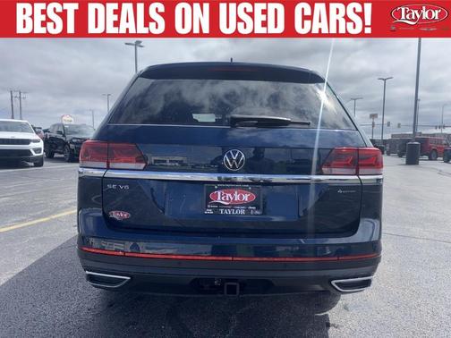 Tourmaline Blue Metallic 2023 Volkswagen Atlas 3.6L SE w/Technology