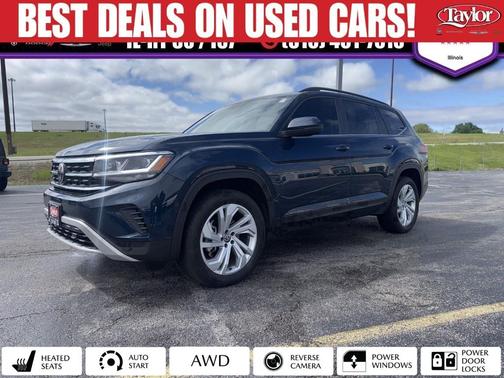 Tourmaline Blue Metallic 2023 Volkswagen Atlas 3.6L SE w/Technology