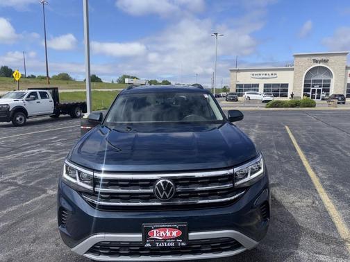 Tourmaline Blue Metallic 2023 Volkswagen Atlas 3.6L SE w/Technology