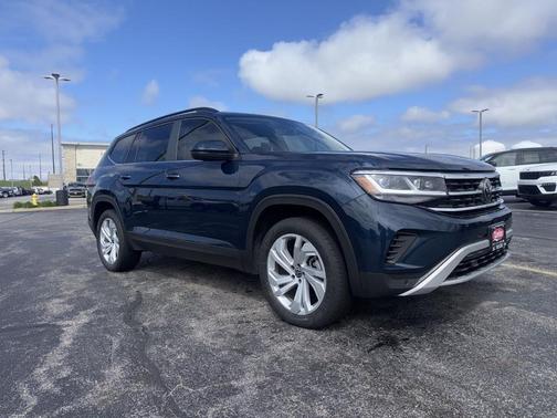 Tourmaline Blue Metallic 2023 Volkswagen Atlas 3.6L SE w/Technology