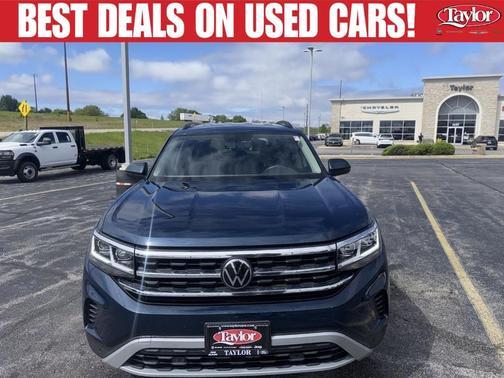 Tourmaline Blue Metallic 2023 Volkswagen Atlas 3.6L SE w/Technology