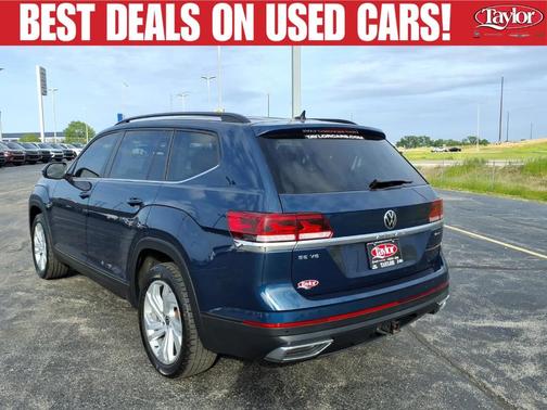 Tourmaline Blue Metallic 2023 Volkswagen Atlas 3.6L SE w/Technology
