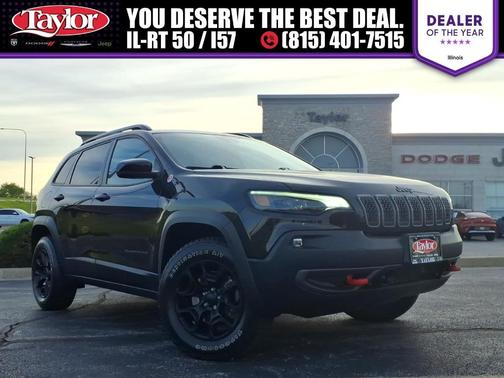 Diamond Black 2022 Jeep Cherokee Trailhawk