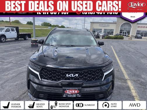 Ebony Black 2022 Kia Sorento SX