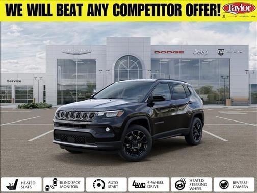 Diamond Black 2026 Jeep Compass Latitude