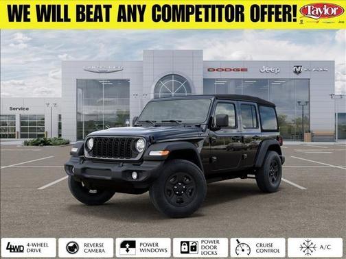 Black Clearcoat 2026 Jeep Wrangler Sport