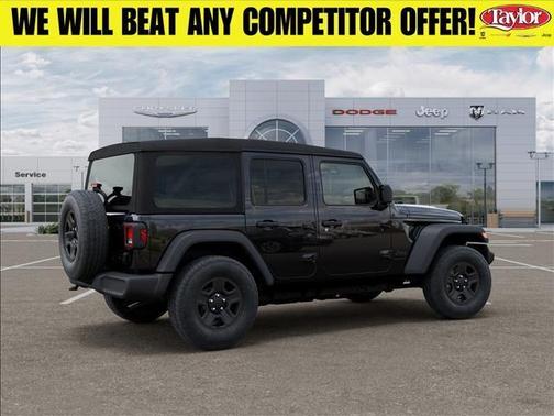 Black Clearcoat 2026 Jeep Wrangler Sport