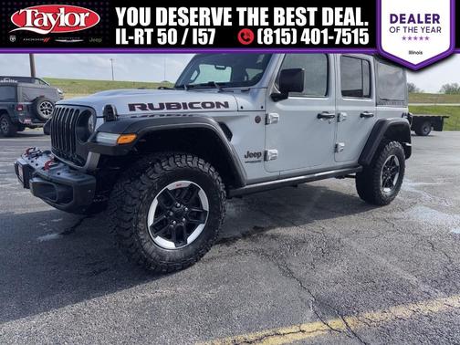 Silver Zynith Clearcoat 2022 Jeep Wrangler Unlimited Rubicon