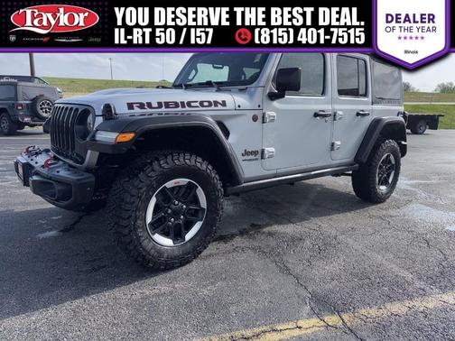 Silver Zynith Clearcoat 2022 Jeep Wrangler Unlimited Rubicon