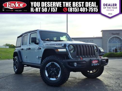 Silver Zynith Clearcoat 2022 Jeep Wrangler Unlimited Rubicon