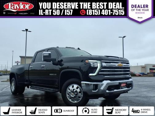 Black 2024 Chevrolet Silverado 3500 LTZ