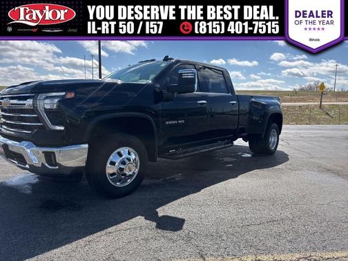 Black 2024 Chevrolet Silverado 3500 LTZ