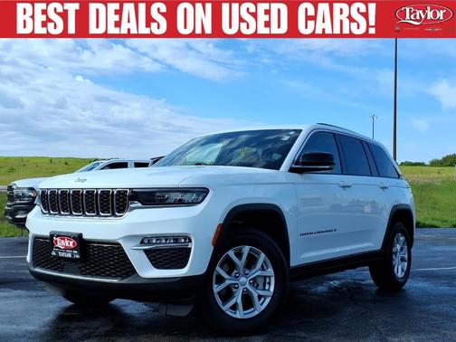 Bright White Clearcoat 2023 Jeep Grand Cherokee Limited