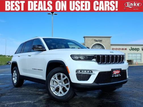 Bright White Clearcoat 2023 Jeep Grand Cherokee Limited