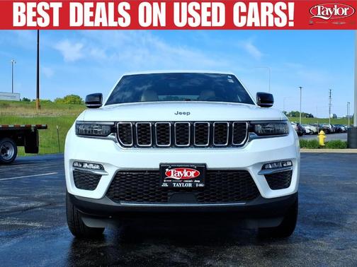 Bright White Clearcoat 2023 Jeep Grand Cherokee Limited