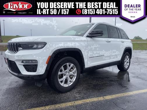 Bright White Clearcoat 2023 Jeep Grand Cherokee Limited