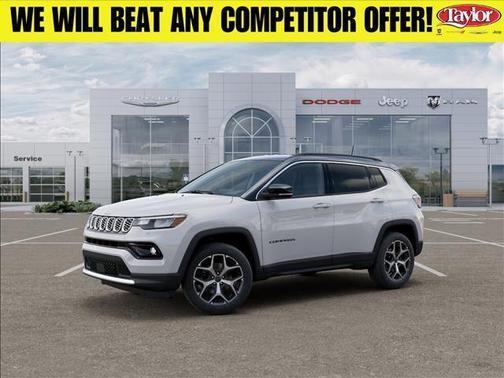 Bright White Clearcoat 2026 Jeep Compass Limited