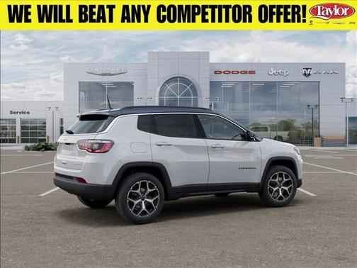 Bright White Clearcoat 2026 Jeep Compass Limited