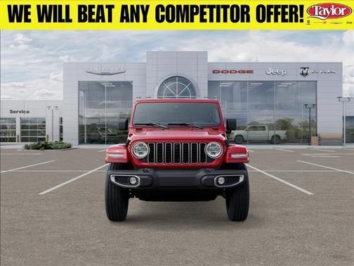 Firecracker Red Clearcoat 2025 Jeep Wrangler Sahara