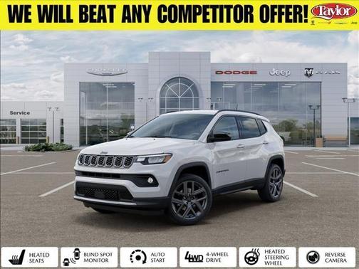 Bright White Clearcoat 2026 Jeep Compass Latitude