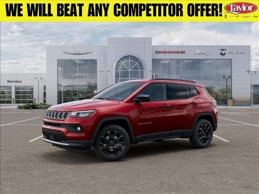 Red 2026 Jeep Compass Latitude