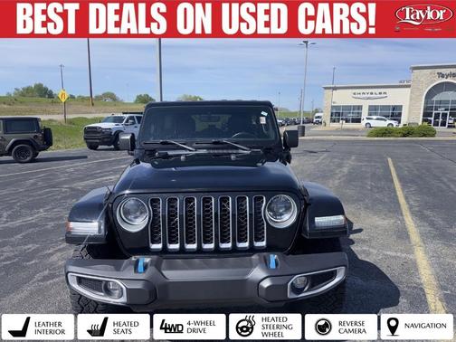 Black Clearcoat 2023 Jeep Wrangler 4xe Sahara