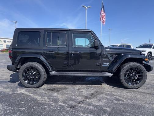 Black Clearcoat 2023 Jeep Wrangler 4xe Sahara