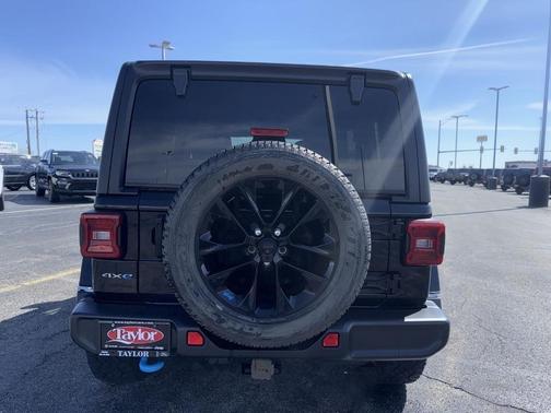 Black Clearcoat 2023 Jeep Wrangler 4xe Sahara