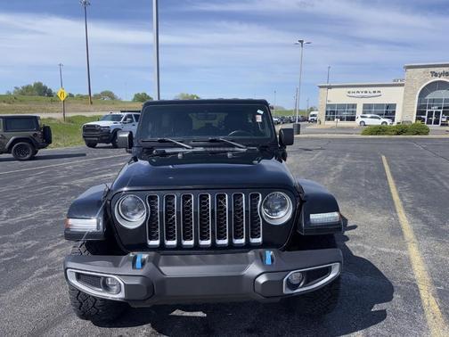Black Clearcoat 2023 Jeep Wrangler 4xe Sahara