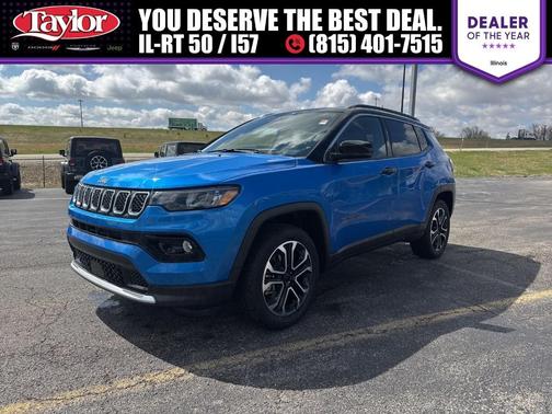Hydro Blue Pearlcoat 2024 Jeep Compass Limited