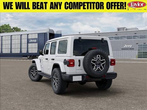 Bright White Clearcoat 2027 Jeep Wrangler Sahara