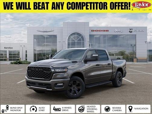 Granite Crystal Clearcoat Metallic 2026 RAM 1500 Big Horn/Lone Star