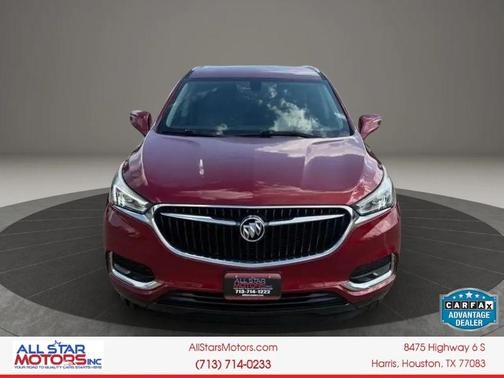 Red 2018 Buick Enclave Essence
