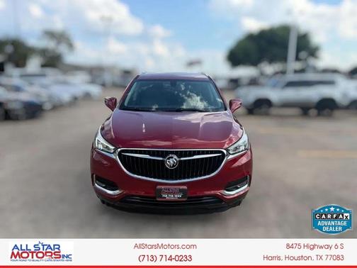 Red 2018 Buick Enclave Essence