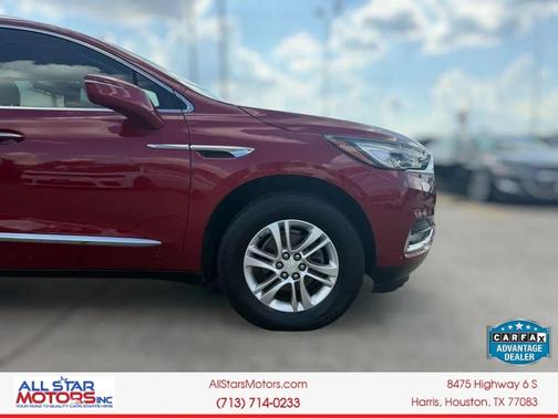 Red 2018 Buick Enclave Essence