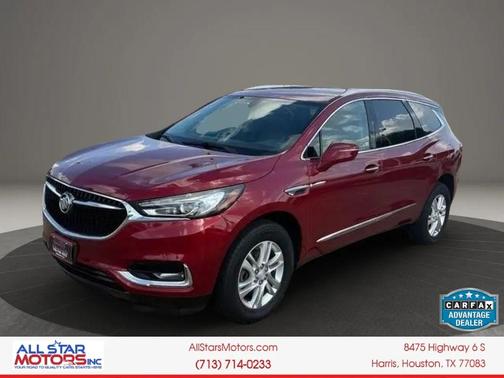 Red 2018 Buick Enclave Essence