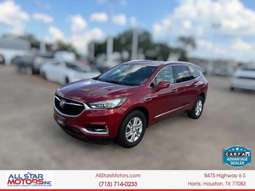 Red 2018 Buick Enclave Essence