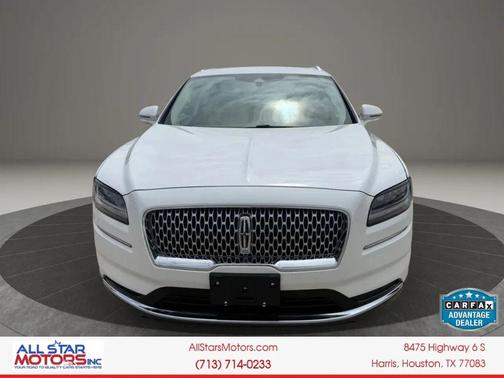 Pristine White 2021 Lincoln Nautilus Standard