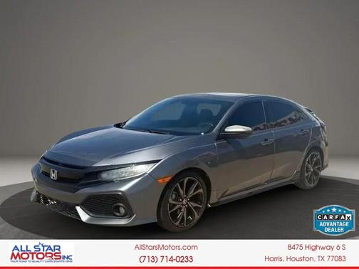 Gray 2018 Honda Civic Sport Touring