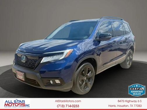 Obsidian Blue Pearl 2021 Honda Passport AWD Elite