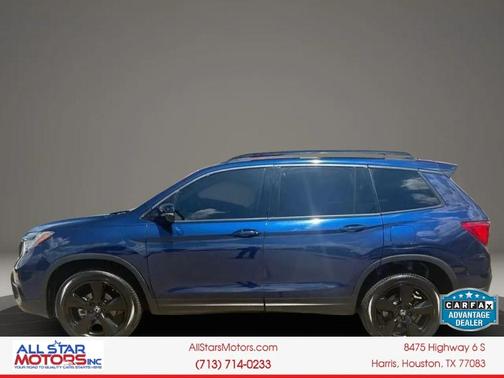 Obsidian Blue Pearl 2021 Honda Passport AWD Elite
